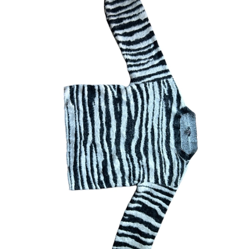 Zebra Striped Sweater